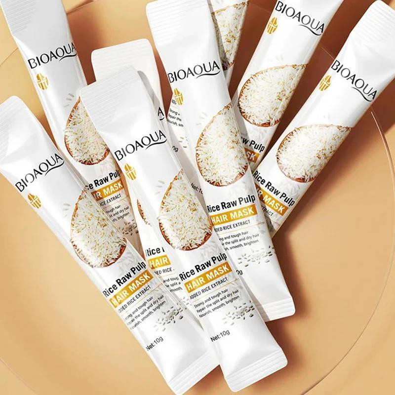 Bioaqua Haarmaske mit Hyaluronsäure und Panthenol, Trockenes Haar - Bild 8