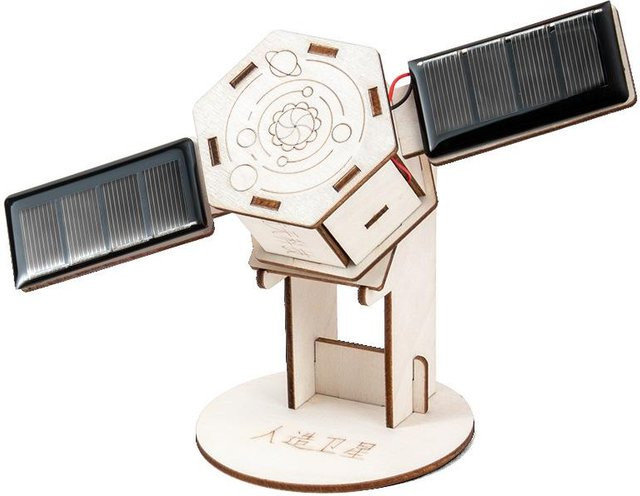 Fashnics Weltraummodell Luft- und Raumfahrt Satellit Montagespielzeug - Bild 1