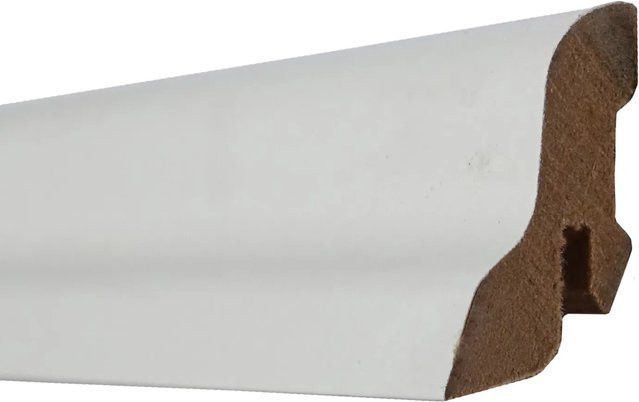 Döllken Profiles Sockelleiste Classic in Weiß, H x B x T: 40 mm x 22 mm x 2400 mm - Bild 1
