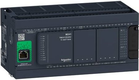 Schneider Electric TM241CE40R Erweiterungsmodul in Grau - Bild 1