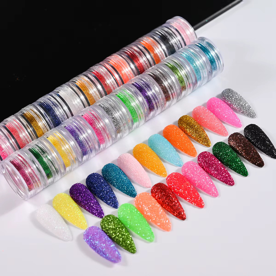 MAFANAILS Nagelpulver, Holographisch, 24 Teile/Satz, Unisex - Bild 6