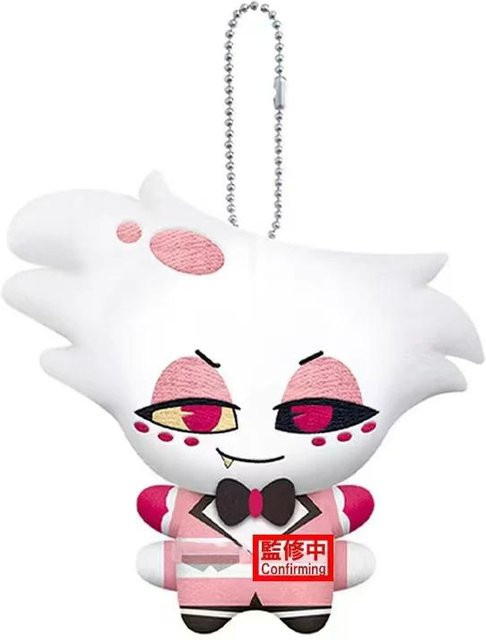 Yiran toy Hazbin Hotel Vaggie Angel Schlüsselanhänger, Plüsch, 10cm, ab 14 Jahren - Bild 1