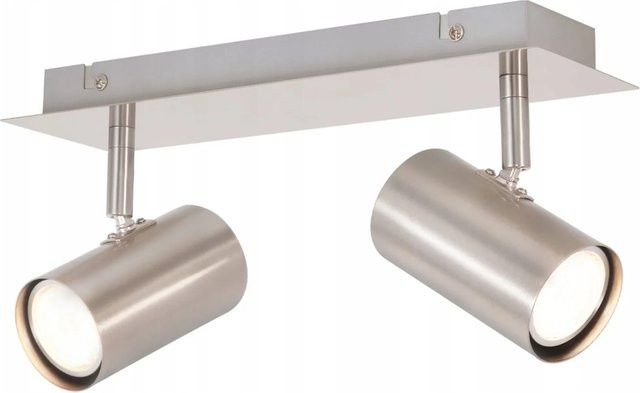 NETTLIFE Deckenstrahler aus Metall in Silber, verstellbar, GU10, modern - Bild 1