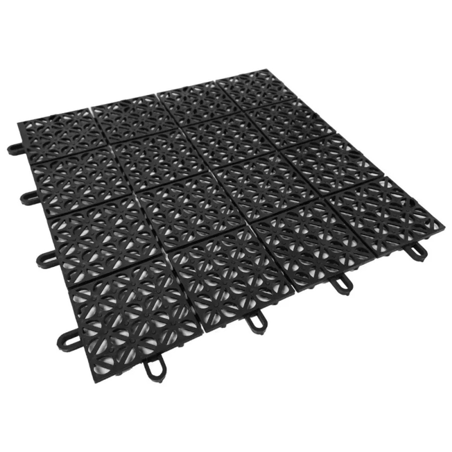 Ezooza Multiflex 22 Flexible Drainierende Fliesen für den Außenbereich, Farbe Anthrazit, B/T: 30 x 30 cm, 2 m² - Bild 2