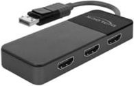 DeLOCK DisplayPort 1.4 auf 3x HDMI MST Splitter für 4K UHD, Schwarz - Bild 2