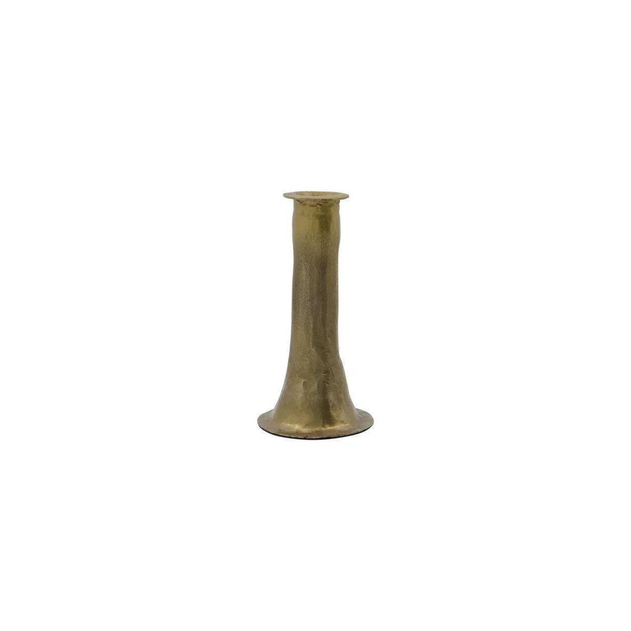 House Doctor Kerzenhalter Ticca in Gold, Höhe: 13 cm, Breite: 6,5 cm, Tiefe: 6,5 cm - Bild 1