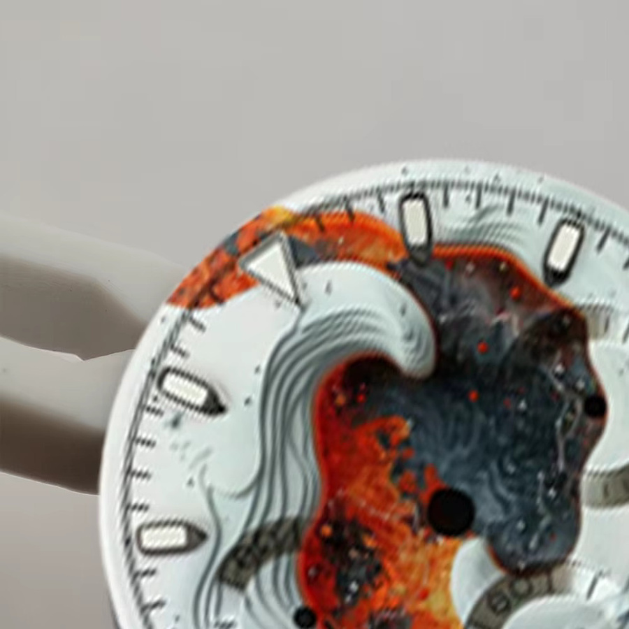OUMASHI Uhrenzubehör, Chronograph Zifferblatt, 29,5 mm, Bunt - Bild 2