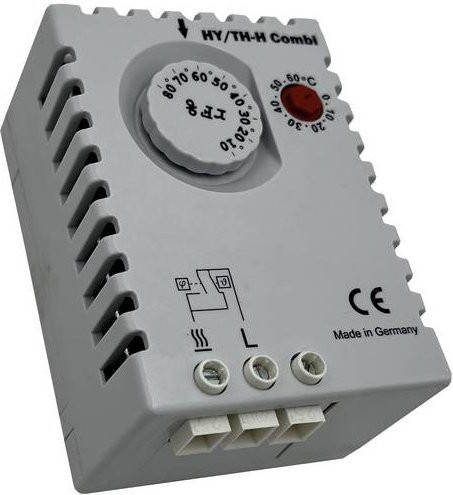 RO/SE LM-Heizungen Schaltschrank-Hygrostat-Thermostat-Kombination HY/TH Combi 230 V/AC, Grau, B: 68 cm, H: 95 cm - Bild 1
