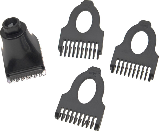 vhbw Trimmer Aufsatz-Set, 4-teiliges Bartstyler Kit, 3mm / 5mm / 7mm