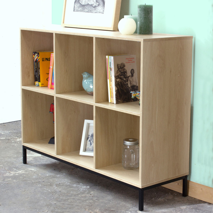 Kommode Ludwig in Beige mit Schachbrettmuster für Wohnzimmer, Büro oder Eingangsbereich - Bild 3