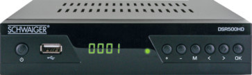 Schwaiger DSR500HD Full HD SAT-Receiver DVB-S2 mit USB und HDMI in Schwarz - Bild 2