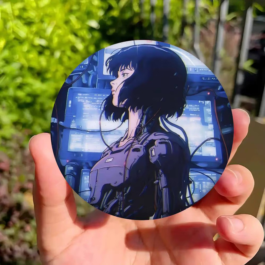 Mesuca Anstecknadel, Anime Ghost In The Shell, Cartoon Abzeichen - Bild 6