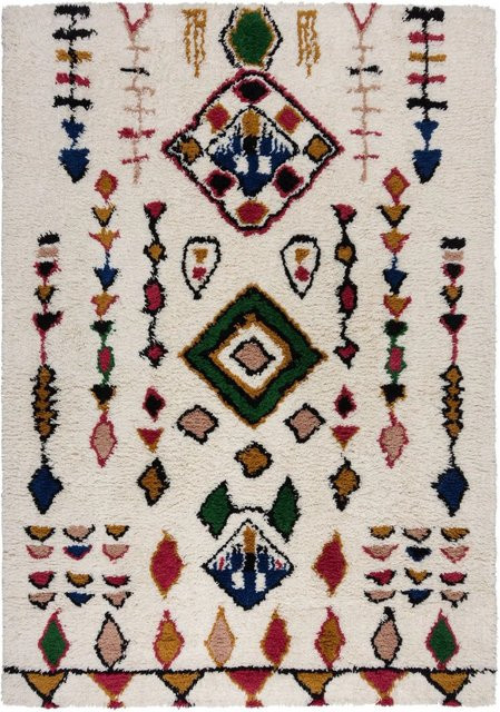 Flair Rugs Hochflorteppich Fes Shaggy in Mehrfarbig, Handgeknüpft, B/T: 160 x 230 cm - Bild 1