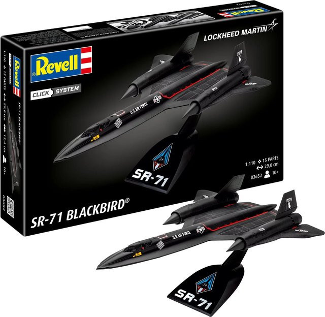Revell Lockheed SR-71 Blackbird, Modellbau, 1:110, ab 10 Jahren - Bild 2