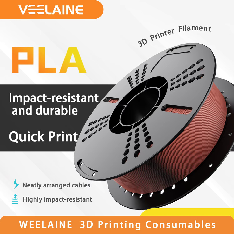 VEELAINE PLA Filament Gelb 1,75 mm für FDM 3D-Drucker 1 kg - Bild 5