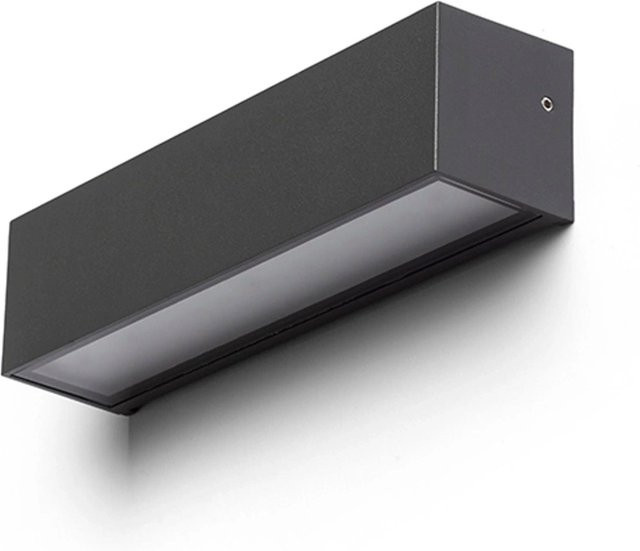Rendl Außenleuchte Camargue LED Wandleuchte in Anthrazitgrau mit satiniertem Glas und IP65 Schutzart - Bild 1