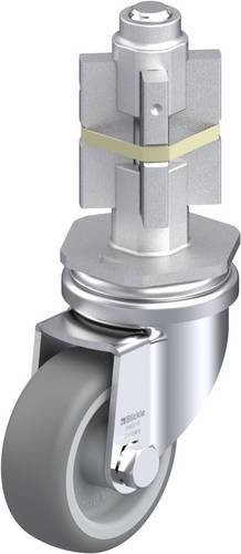 Blickle LRA-TPA 50G-E05 Lenkrolle in Grau mit Stahl- und Kunststoffkomponenten, Rad-Durchmesser: 50 mm, Tragfähigkeit: 50 kg - Bild 1