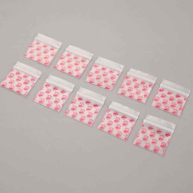 JETTING Mini-Ziplock-Beutel aus Kunststoff, 100 Stück, transparent - Bild 1