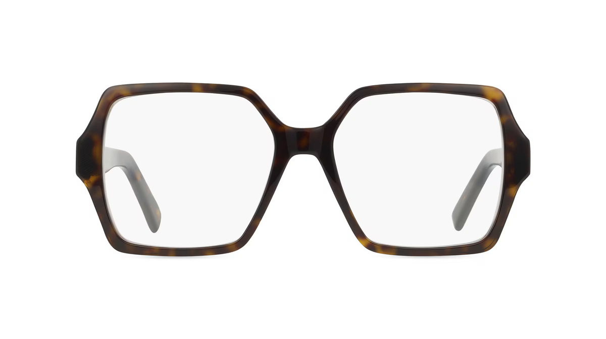 Givenchy Brille, Vollrand, Quadratisch, Kunststoff, braun, Damen - Bild 1