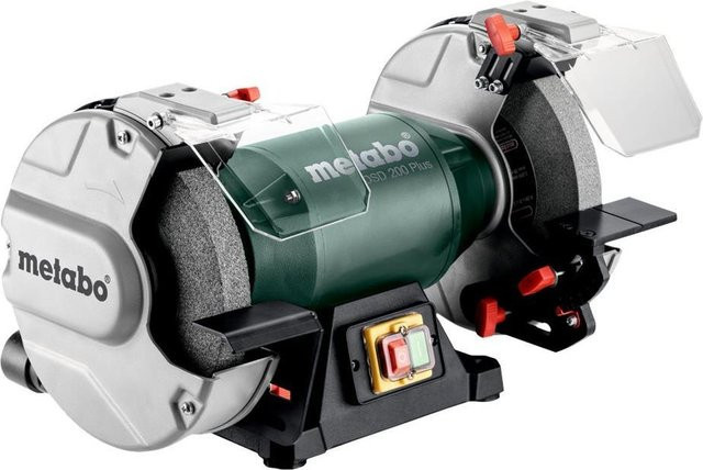 Metabo Doppelschleifmaschine DSD 200 PLUS in Grün mit 750 W Leistung - Bild 1