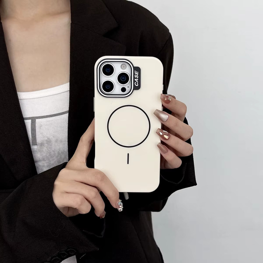 Luxuriöse Macaron Silikon-Schutzhülle für Apple iPhone in Grün mit magnetischer kabelloser Ladefunktion - Bild 2