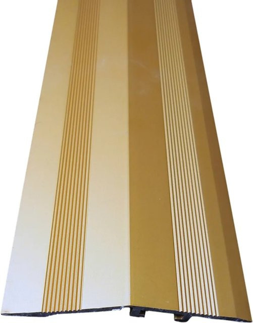 Döllken Profiles Ausgleichsprofil mit Einschlagdübel in Messing Gold, B/H: 900 x 58 x 10 mm - Bild 1