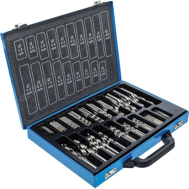 BGS Spiralbohrer-Set aus HSS mit 170 Teilen im Bereich 1 bis 10 mm - Bild 2