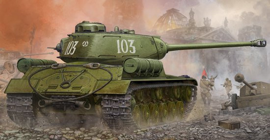 Trumpeter Soviet JS-2 Heavy Tank, Modellfahrzeug, 1:35, Grün - Bild 1