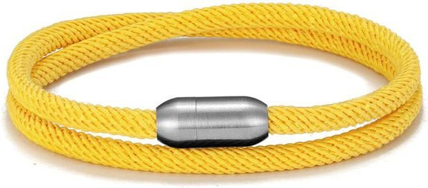 YULIN Armband Edelstahl, Magnet Sport Schnalle, 17cm, Unisex - Bild 1