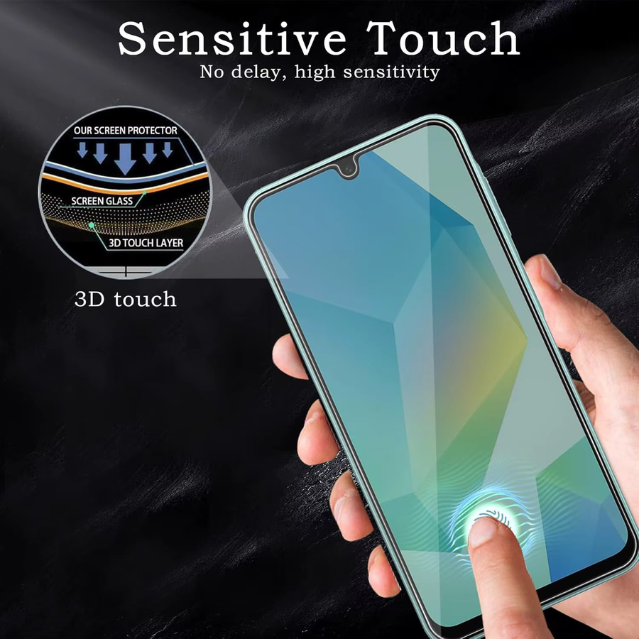 3 Stück Samsung Galaxy A16 5G Displayschutzfolien aus gehärtetem Glas mit Privatsphäre-Funktion, transparent - Bild 4