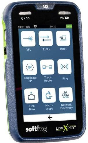 Softing LINKXPERTM3 Kabelmessgerät für Ethernet/LAN und Wi-Fi in Schwarz - Bild 1
