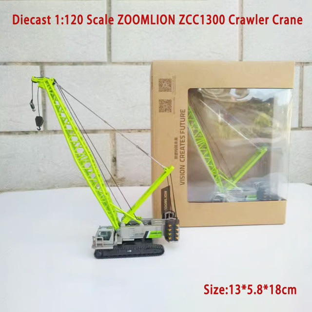 ZOOMLION ZCC1300 Raupenkran, Modell, 1:120, Metall, Gelb - Bild 1