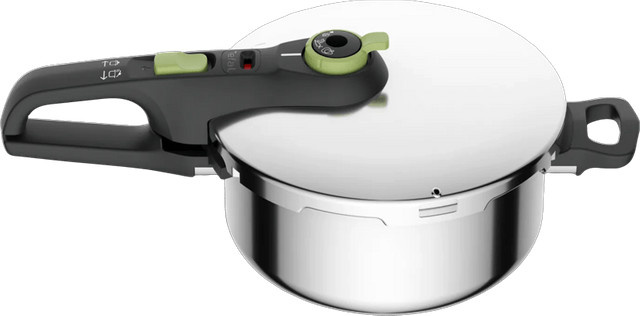 Tefal Secure 5 Trendy Schnellkochtopf aus Edelstahl in Silber, 4 Liter - Bild 1