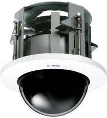 i-PRO Einbauwandhalterung WV-QED100C-W mit WV-S61301-Z2, Farbe Weiß und Transparent - Bild 1