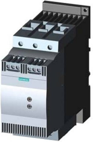 Siemens Sanftstarter 3RW3047-1BB04 in Grau, Motorleistung 55kW bei 400V, Nennstrom 106A bei 480V - Bild 1