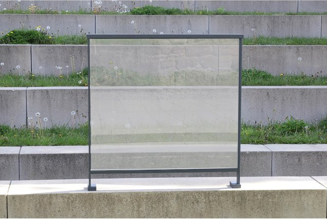 Dieda Linus Glasscheibe Mattweiß VSG, B/H: 100 x 100 cm, Stärke: 2 mm x 4 mm - Bild 1
