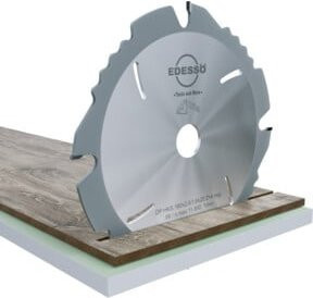 EDESSÖ Diamant-Kreissägeblatt für Holz und Kunststoff, Farbe: Silber, Durchmesser: 160 mm, Breite: 2,4 mm, Schnittdicke: 1,6 mm, Bohrung: 20 mm, Zähnezahl: 8 - Bild 1