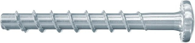 Fischer Betonschraube UltraCut FBS II aus verzinktem Stahl, Farbe: Silber, Durchmesser: 6 mm, Länge: 60 mm, 5er Packung - Bild 1