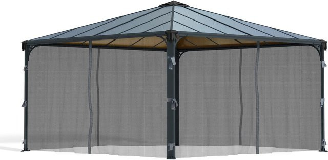 Palram Canopia Insektenschutznetz für Pavillons in Grau, B x B: 4,3 x 4,3 m - Bild 1