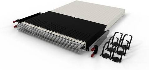 patchbox.one 30RU UTP Patchpanel Cat.6a in Grau mit 1,8m Kabel - Bild 1