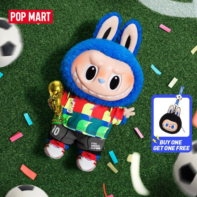 POP MART The Monsters x FIFA Series Catch the Win, Vinyl-Plüschpuppe Blindbox, Einzelfigur - Bild 1