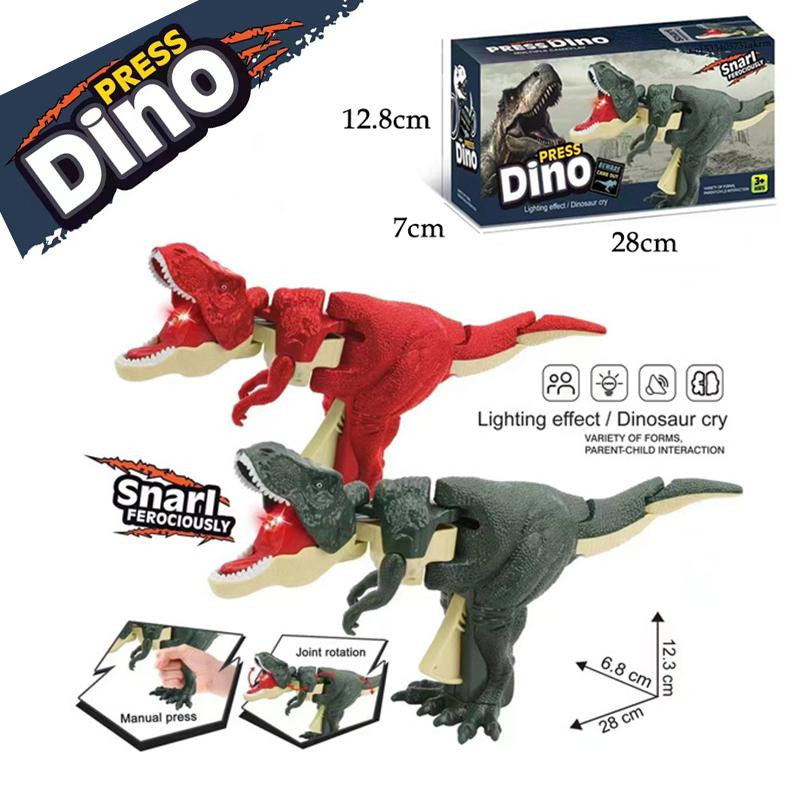Yiran toy 1 Dinosaurier T-Rex Spielzeug Teleskopfeder Dino Fidget ab 14+y - Bild 3