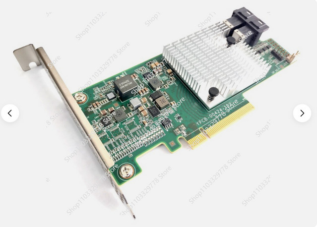 Inspur LSI SAS3008 9300-8i SATA SAS HBA Controller 12Gbps IT-Modus für ZFS TrueNAS in Grün - Bild 1