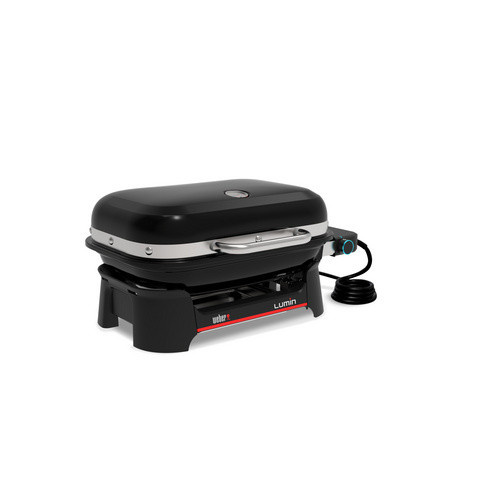 Weber LUMIN Compact Elektrogrill, schwarz, B/T/H: 59 x 42 x 57 cm - Bild 5