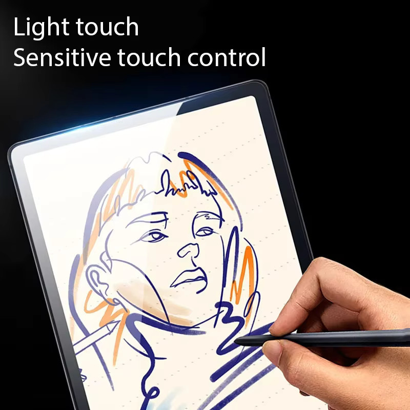 2er-Pack Samsung Galaxy Tab A9 Plus Displayschutzfolie aus gehärtetem Glas, 11 Zoll, transparent, kratzfest - Bild 6
