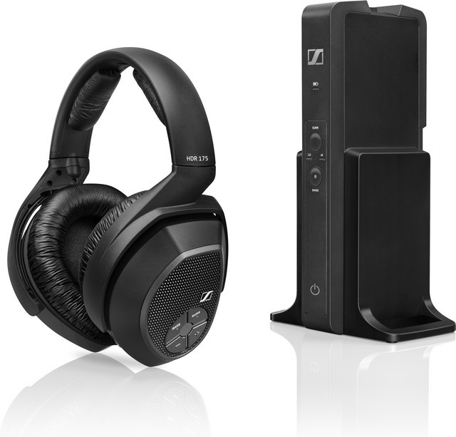 Sennheiser RS 175 Funk-Over-Ear-Kopfhörer in Schwarz mit Bluetooth, optischem Anschluss und 3,5 mm Klinke - Bild 2