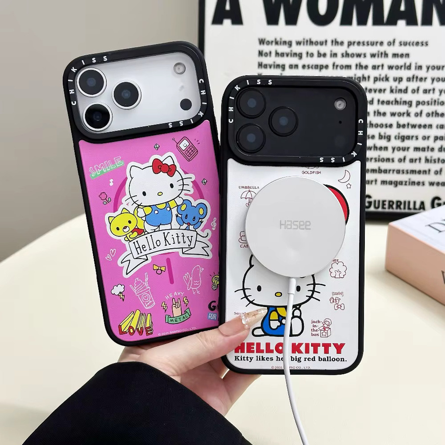 Sanrio Hello Kitty und My Melody MagSafe Handyhülle für iPhone 17 16 15 14 Pro Max 13 stoßfeste Schutzhülle - Bild 3