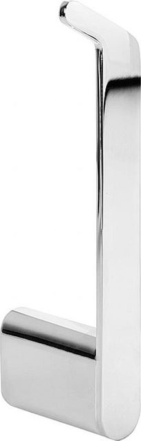 BORGANIC Reservepapierhalter aus Edelstahl poliert in Silber für Bad und WC, B/H/T: 3,8 x 16,5 x 5,9 cm - Bild 1