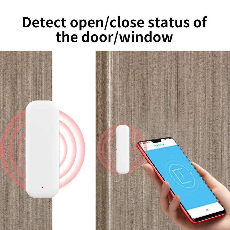 Tuya Zigbee 3.0 Fenster- und Türsensor in Weiß für Smart Home mit App-Steuerung und Alexa-Kompatibilität - Bild 5