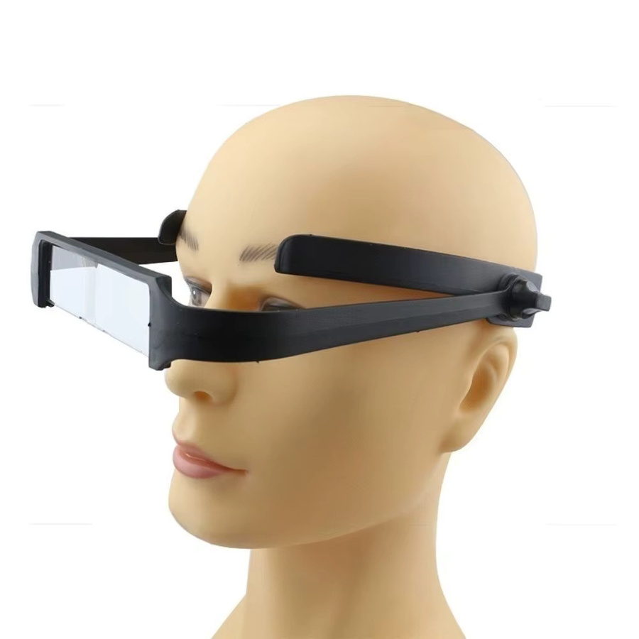 gootrades Stirnband-Lupe, Schwarz, 1,6x, 2x, 2,5x, 3,5x - Bild 2
